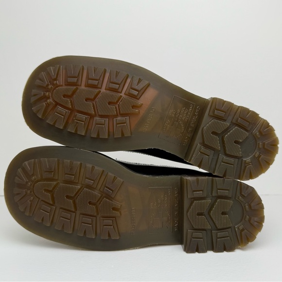 Vintage Dr. Martens England 8307 Black White Wingtip Heel Mary Janes Shoes UK 4 - Picture 12 of 16